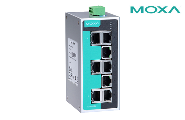 MOXA/MOXA  8口非網(wǎng)管型交換機(jī) 訂貨號(hào) ： EDS-208A  型號(hào) ： EDS-208A