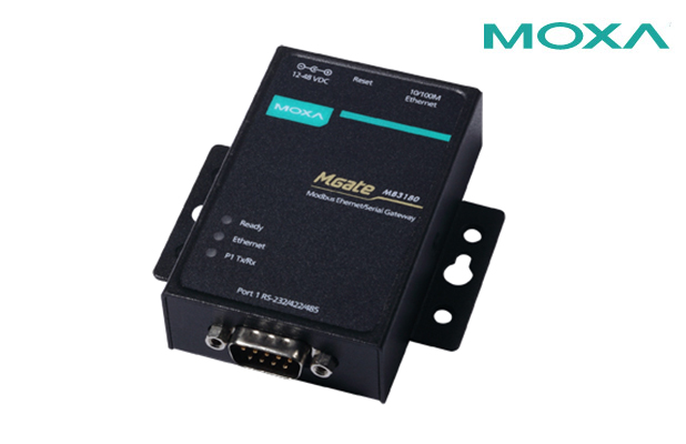 MOXA/MOXA  1口標(biāo)準(zhǔn)Modbus網(wǎng)關(guān) 訂貨號(hào) ： MGate MB3180  型號(hào) ： MGate MB3180