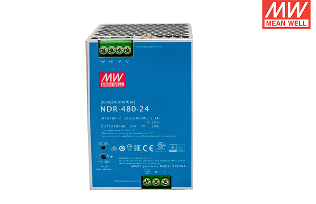 MEAN WELL/明緯電源 NDR軌道式開關(guān)電源NDR-480-24 授權(quán)代理經(jīng)銷商