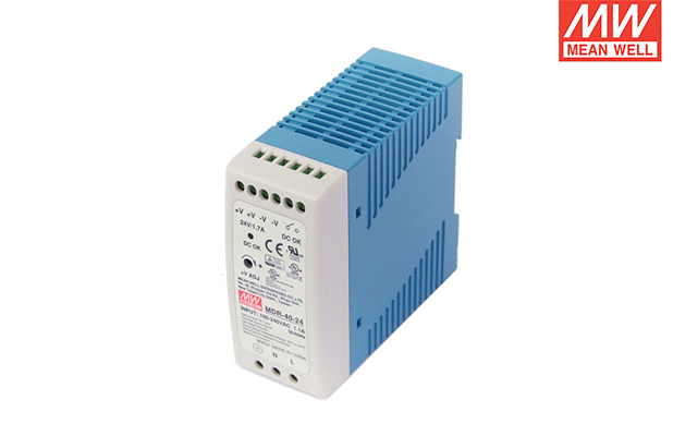 MEAN WELL/明緯電源 MDR塑料軌道式開關(guān)電源MDR-40-24 授權(quán)代理經(jīng)銷商